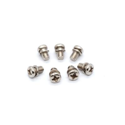 China Round Pan High Quality Din 7982 Stainless Steel Head Screw With Spring Washer for sale