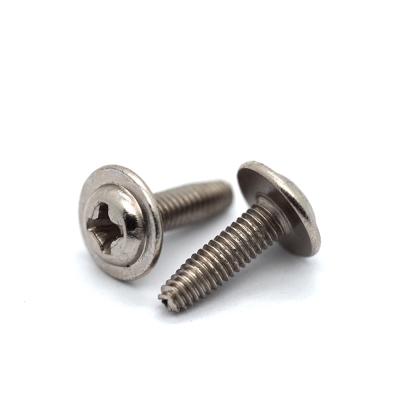 China Pan Ss 316 Stainless Steel Flange Trilobular Thread Bearing Screw for sale