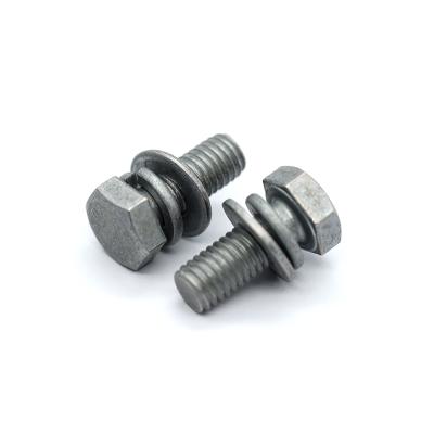 China Steel Fastener Bolt Grade8.8 Hot Dip Galvanized Heavy Duty Bolt Hex b m4 m6 m8 m10 m12 m16 m20 m26 m38 for sale