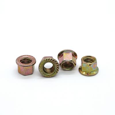 China Heavy Industry Cheap Factory Price Reinforced Hex Flange Nut M8 Anchor Dome Flange Nut Sleeve Anchor Hex Flange Nut for sale