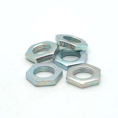 China Metric Heavy Industry Din439 Carbon Steel Zinc Unf Pitch Thin Chamfered Nuts Small Thread Thin Hexagon for sale