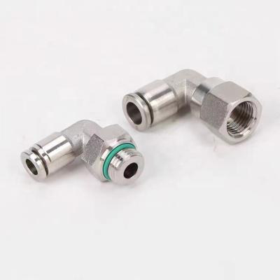 China Fittings PL4-G01/02, PL6-G01/G02/G03/G04, PL8-G01/G02/G03, PL10/12-G01/G02/G03/G thread factory 304 stainless steel pneumatic fittings for sale