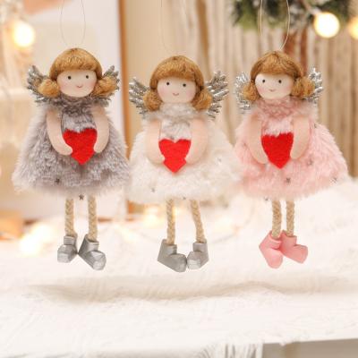 China Wedding Tree Cute Hanging Dolls Angel Ornaments Festival Party Christmas Decor Hat Antlers Daughter Mother's Day Valentine's Day Gift for sale