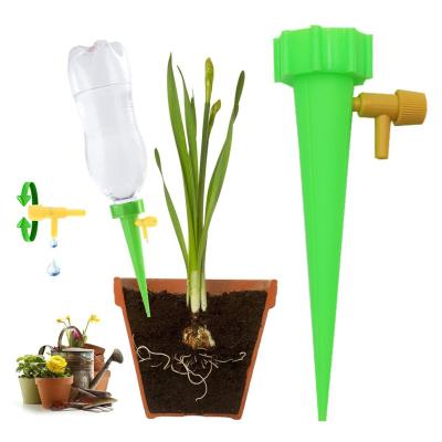 China Plastic Self Watering Universal Garden Household Plant Flower Drip Irrigation Device Sprinkler Spike Automatic Waterer Tools Adjustable for sale