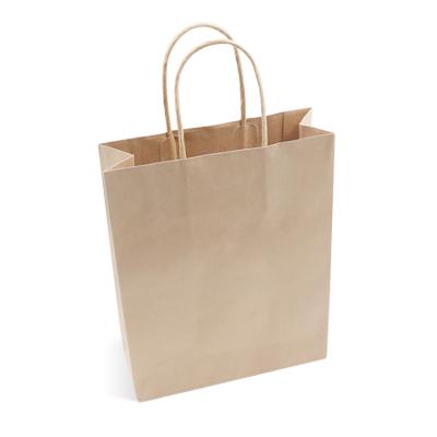 China Recyclable Green A4 Kraft Paper Bag Clothes Bag Shoes Packing Handbag for sale