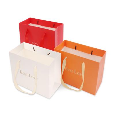 China Recyclable Custom Logo Private Label Luxury Mini Boutique Thank You Retail Gift Paper Bag With Paper Handle Personalized Shopping Bags for sale