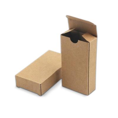 China Reasonable Price Recyclable Recycled Cardboard Box Kraft Paper Gift Box With Logos Custom for sale