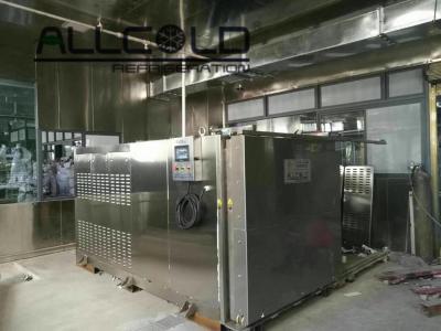 China 2 trolley 500KG/cycle baked food/cooked food/steam food/stuffing food vacuum cooler,fast cooling machine Te koop