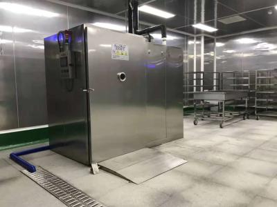 China Las flores ahorros de energía de las verduras frondosas de la máquina 1500KG del enfriamiento al vacío limpian el refrigerador con la aspiradora en venta