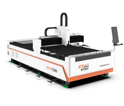 China 6mm stainless steel water cooled fiber laser cutting machine, fiber laser cutting machine Raycus laser source with CE certificate for sale