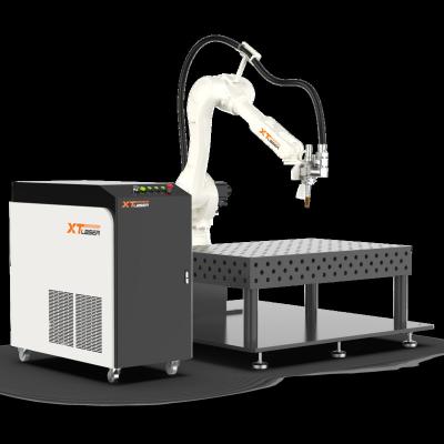 China Exterior Paint Cleaning 200w 300W 500W 1000W Robot Rust Removal Cleaning Machine for sale