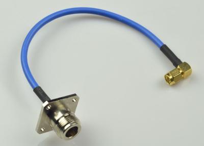 China 50 ohm RF Cable N Female To SMA Male Semi-Flex Coaxial Cable for sale