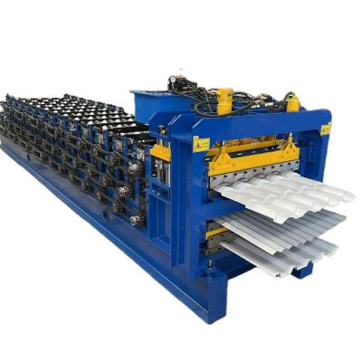 China Metal Tile Roof Sheet Roll Forming Machine PBR Panel for sale