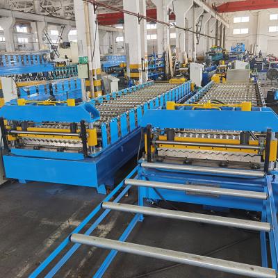 China Customized Ibr Making Machine Roof Sheet Rolling Machine For Terazzo Tiles Making for sale