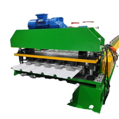 China H75 Trapezoidal Roof Sheet Roll Forming Machine For Tile Making for sale