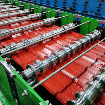 China 380V 50Hz Roof Sheet Making Machine Panel Roll Forming for sale