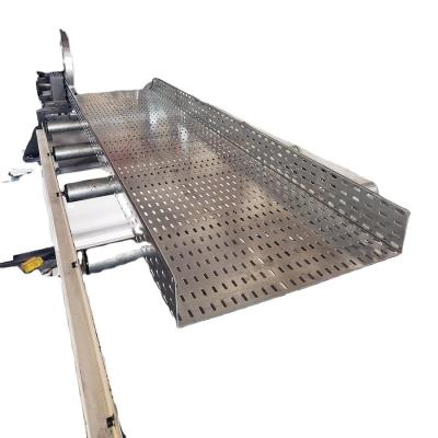 China Perforated Cable Tray Making Machine With 75mm Roller Diameter for sale