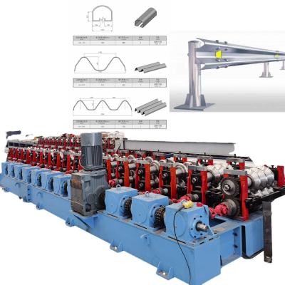 China Metal Roll Guardrail Forming Machine For Corrugated Sheet for sale