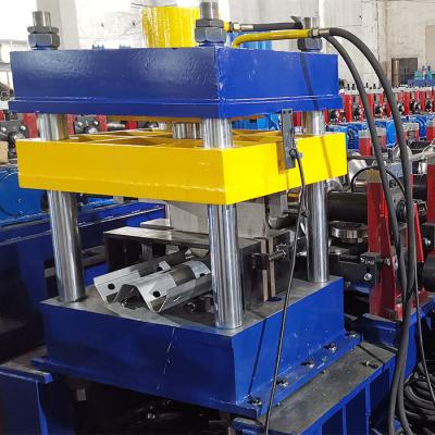 China Road Safety Guardrail Forming Machine for W Beam Crash Barrier Manual Decoiler for sale