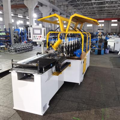 China 15kw Steel Roofing Machine Purlin Drip Edge Rollformers for sale