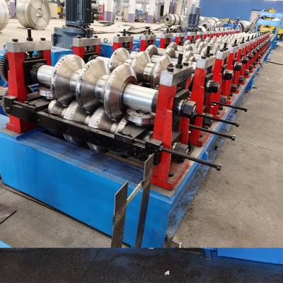 China Safety Barrier Iron Sheet Making Machine Double Layer Roll Forming Machine for sale