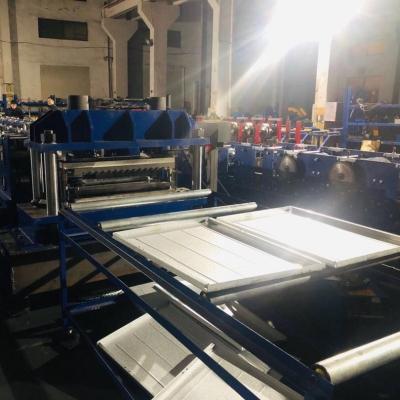 China Truss Shelf Panel Rolling Forming Machine Glazed Q235 Steel for sale