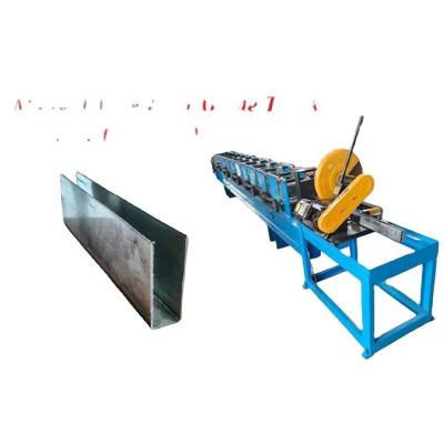 China Chain Driven Shutter Rail Strut Machine For Stud Roll Forming Side U Guide for sale