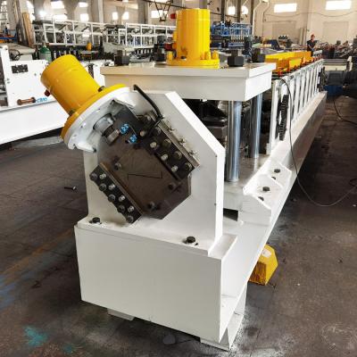 China CZ Purlin Cold Bending Storage Rack Roll Forming Machine Gcr 15 for sale