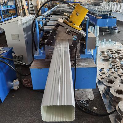 China Steel Square Corrugated Pipe Forming Machine Downpipe Machine for sale