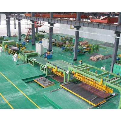 China Steel Coil Cut To Length And Slitting Machine Flying Shear Cutting Machine for sale