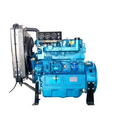 China Weifang Ricardo Engine Water Cooled 4100D Diesel Engine For Generator Set for sale