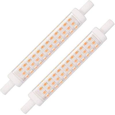 China Residential factory price J118 double led ceramic tube 10w r7s r7s base 220v dimmable 118mm led equivalent 100w for sale