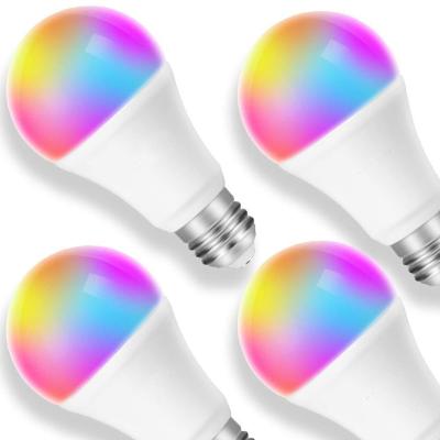 China 7W Alexa Light Bulb Smart Led WIFI Residential Lamp For Amazon Echo Dot Speaker rgb+ Color Changing White Color for sale