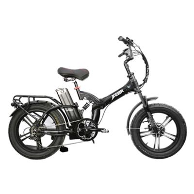 China Aluminum Alloy Jager Bikes Jager XGT 20 Inch E-BIKE All Wheel Rim 60V/18AH Battery Fat Tire Electric Bike Portable Folding Folding Bicycle for sale