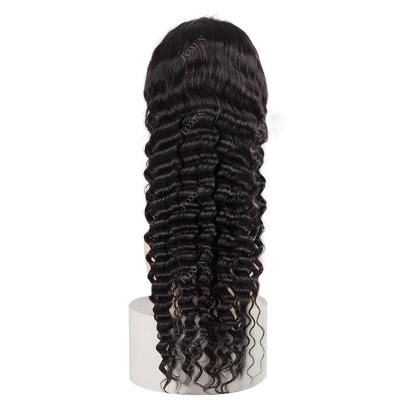 China Wholesale 100% Human Hair Wave Wig 360 Deep Wave Wigs Seller Unprocessed Full Lace With Baby Hair Brazilian Hair Hd Lace Frontal Wig for sale