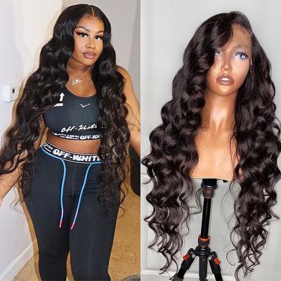 China Wholesale Water Wave Glueless Hd Natural 4x4 Full Lace Wigs Loose 100% Deep Wave Closure Wig 150% Density GT Human Hair Lace Front for sale