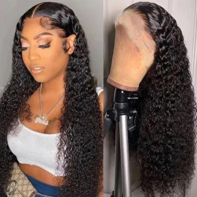 China Wholesale 5x5 Closure 5x5 Closure Real Human Hair Virgin Curly Wig Cheap Raw Cambodian Celebrity Kinky Curly Wigs For Black Women for sale