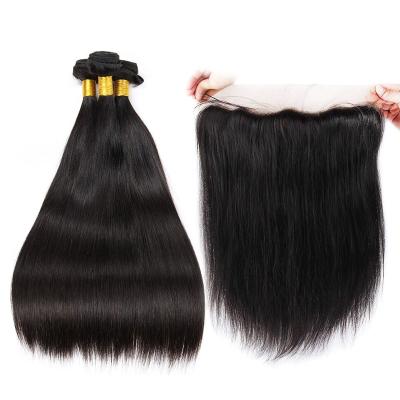 China Wholesale Unprocessed Silky Straight Virgin Brazilian Hair Bundle With Headbands Grade 12a Bone Straight Hair Extensions Bundle for sale