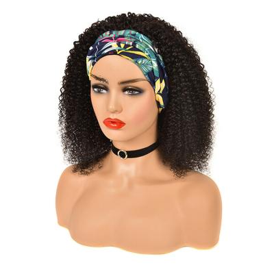 China Deep Wave Vietnamese Raw Hair No Glue Afro Headband Wigs For Black Women Easy Install Cuticle Aligned Curly Hair 30 Inch Headband Wig for sale