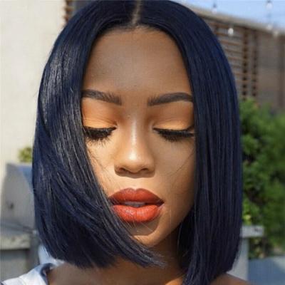 China Wholesale Price Virgin Silky Straight Wave Cuticle Aligned Full Lace Front Pixie Cut Short Human Hair Bob Wigs Glueless Straight Peruvian Hair for sale