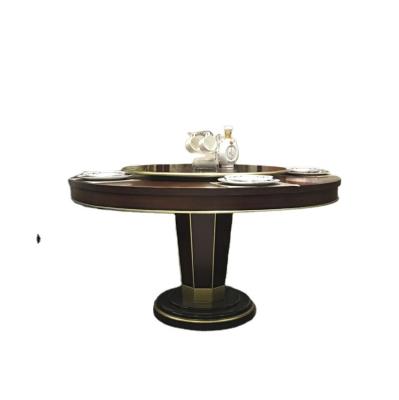 China (Other) Customized Furniture Adjustable Good Quality Solid Wood Dining Table With Chairs For Dining Room for sale