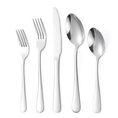 China Amazon Gift Stainless Steel Viable Cutlery Home Use Cutlery Set 20pcs Cutlery Set Spoon Fork Knife Tea Spoon Cutlery for sale