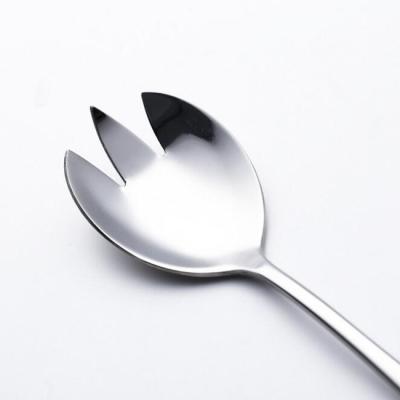 China 2020 Sustainable Stainless Steel Wholesale Salad Serving Spoon for sale