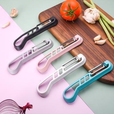 China Kitchen Success Instrument 2021 Vegetable Peeler Apple Carrot Potato Fruit Viable Stainless Steel Peeler for sale