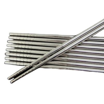 China Sustainable Wholesale Custom Anti-Slip And Anti-Scald Stainless Steel Chopsticks for sale