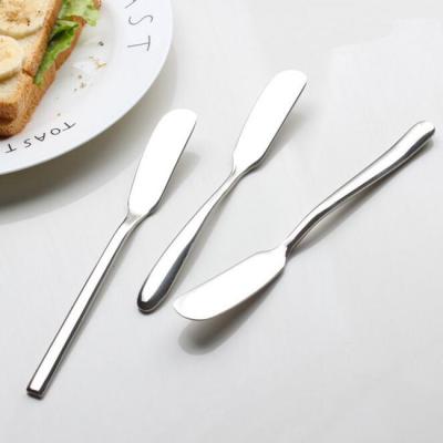 China High Quality Stainless Steel Bread/Butter Spreader 5000 Pcs Stainless Steel Butter Knife Sustainable Mirror Polish Thick Engrave Free for sale