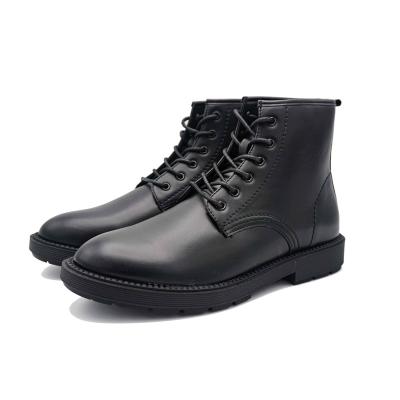 China New fashion trend winter anti slip thick sole breathable type slip on men's dress snow boot for sale