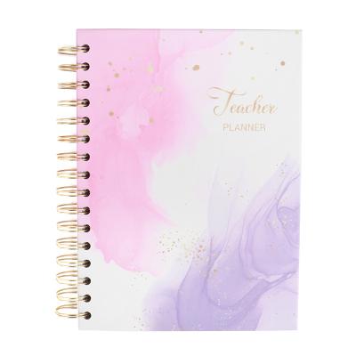 China New Undated Customizable Spiral Academic Year Planners For Teachers Daily Teacher for sale