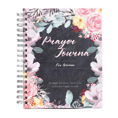 China Custom Printing Spiral 52 Week Prayer Planner Daily Journal For Wife for sale