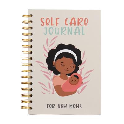 China Custom 2023 Spiral Print Narcissism Journal Notebook Cartoon Colored Women Daily Cover Self Care Planner For New Moms for sale